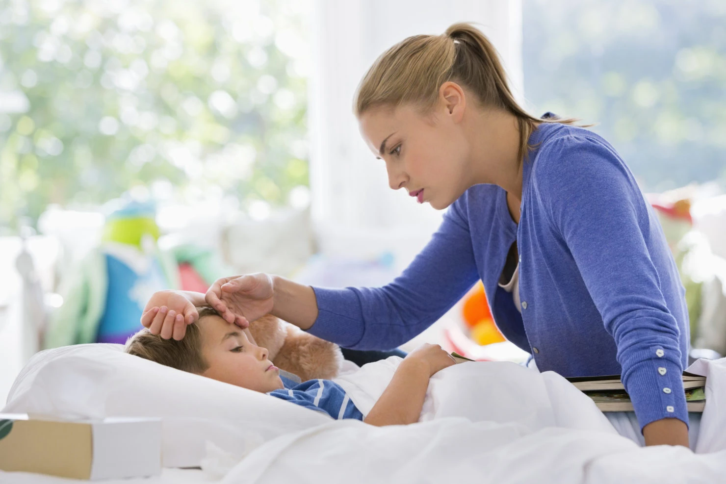 Летняя простуда у детей