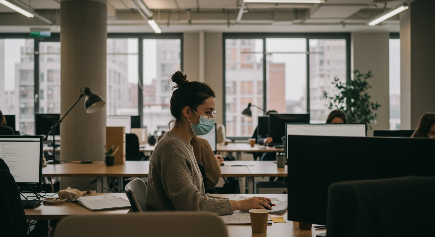 Как не заразиться гриппом и ОРВИ в офисе и общественном транспорте