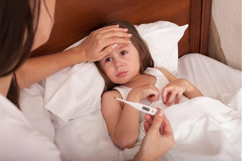 У ребенка температура 39.5: что делать?