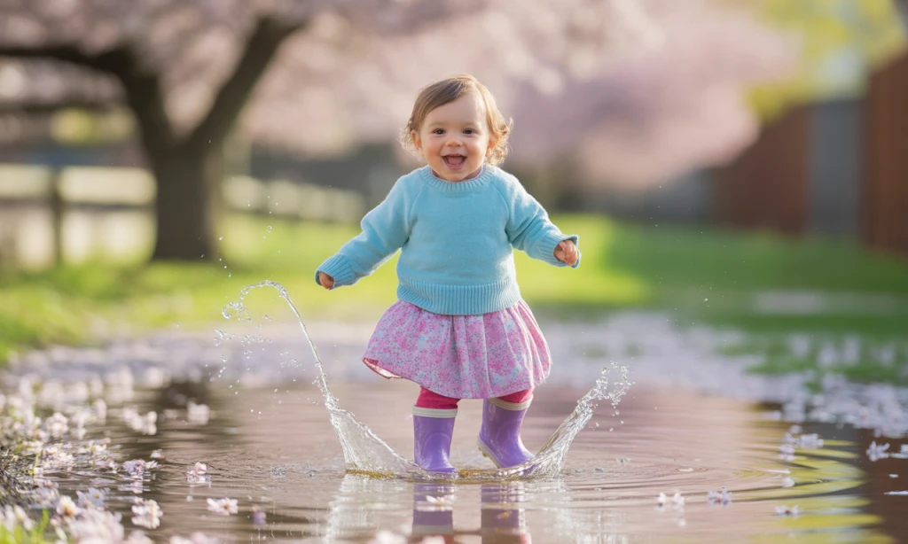 Как весной одевать младенца до одного года на прогулку